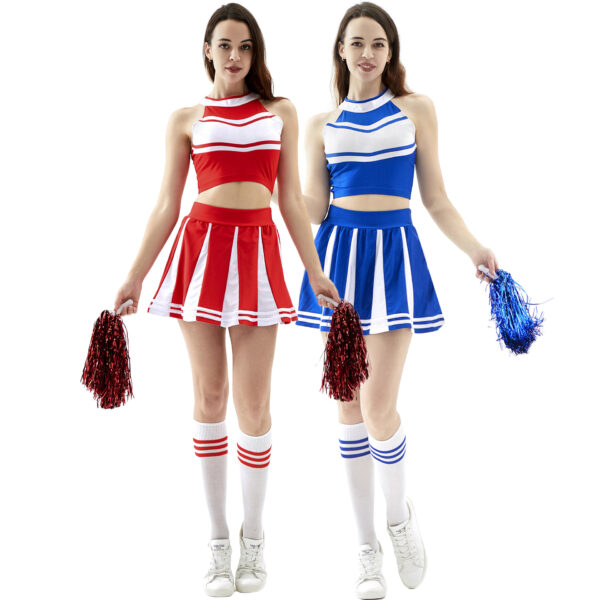 Wordless sexy baby cheerleading costume pleated skirt ,cheerleading costume performance costume performance costume